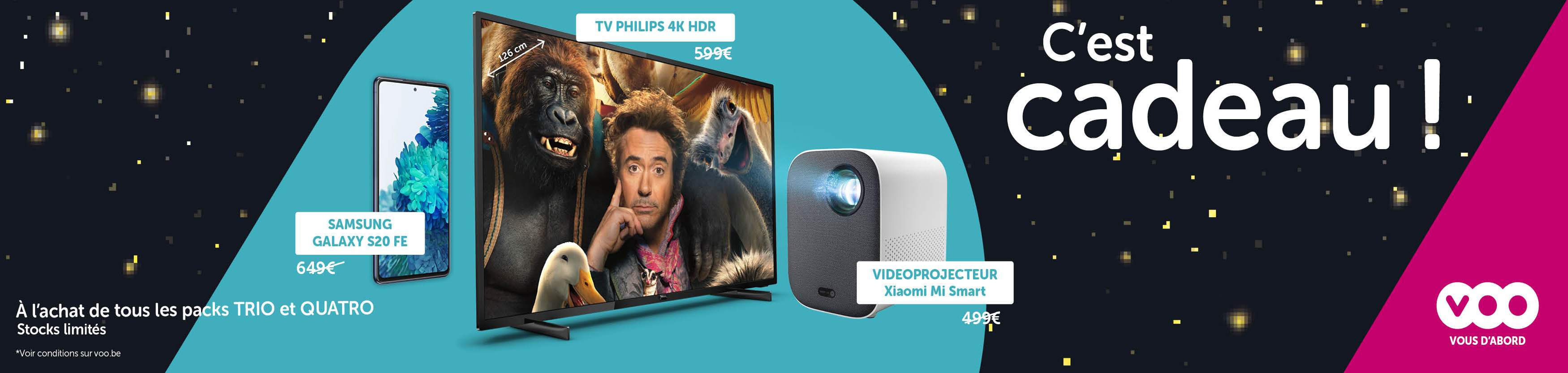 Abonnement VOO VOO, VOO mobile et VOO TV en Belgique