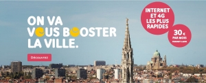 Telenet à seulement 30€ par mois 